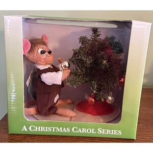 2012 Annalee Story Book‎ Mice A Christmas Carol Series Bob Cratchet New